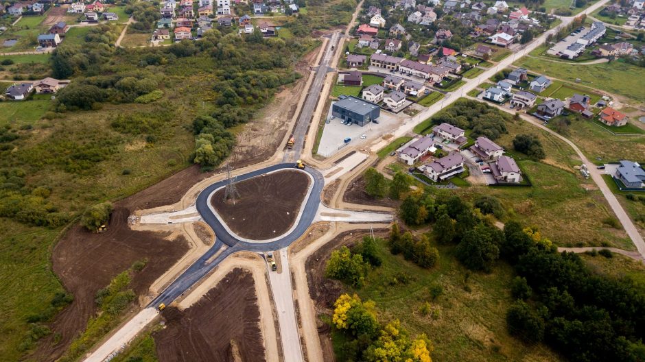 Aleksote ryškėja dviejų naujų gatvių kontūrai