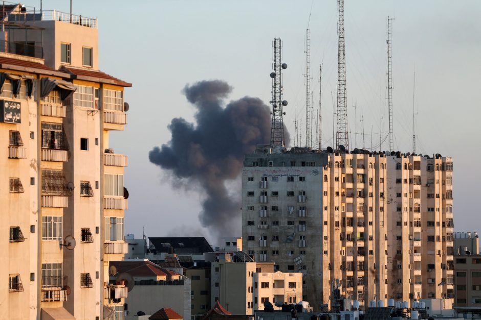 Izraelis reikalauja JT pasmerkti „beatodairiškas atakas“ iš Gazos Ruožo