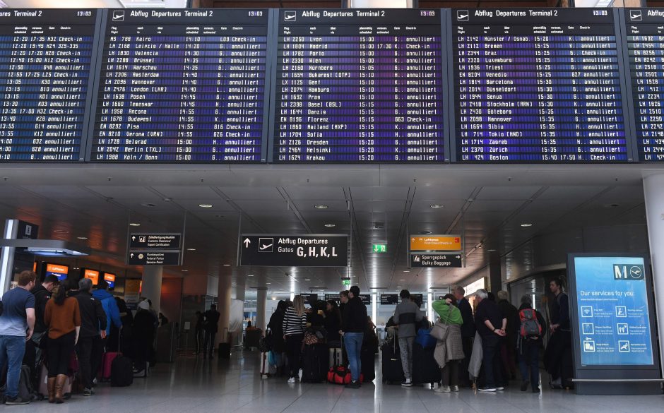 Europos oro linijos ir toliau atšaukia skrydžius į Kiniją