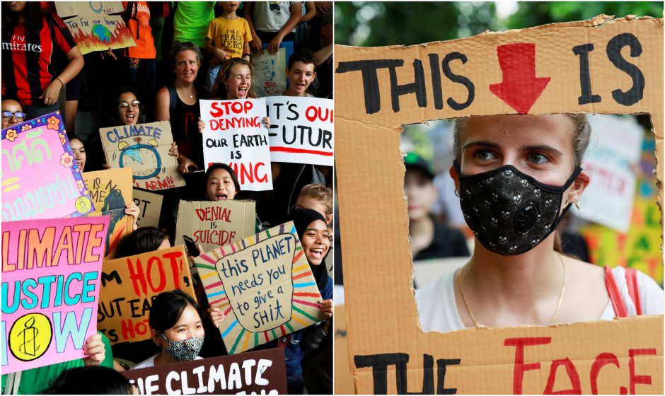 Pasaulyje prasideda klimato streikas: liaukitės neigti, kad Žemė miršta