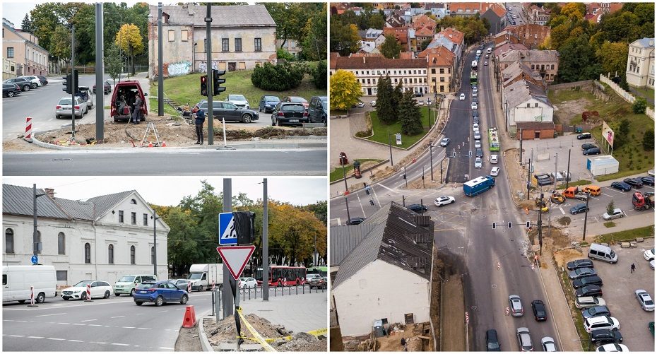 Savaitgalį – intensyvūs naktiniai darbai Šv. Gertrūdos ir Gimnazijos gatvių sankirtoje