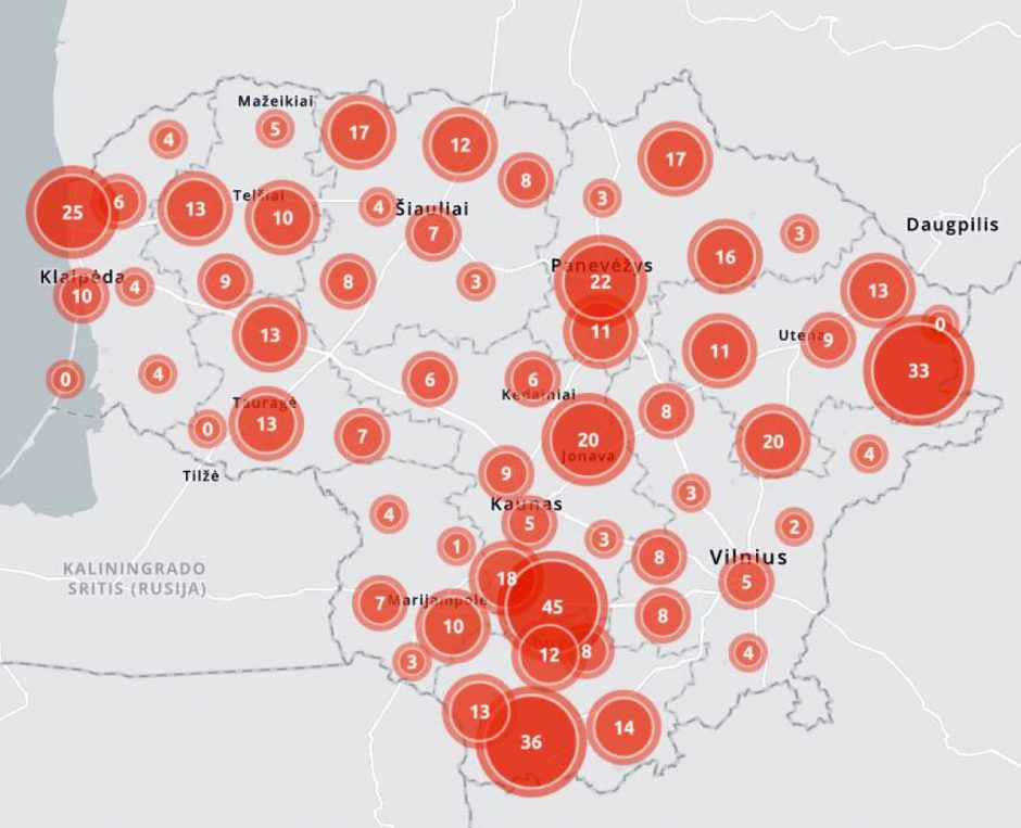 Interaktyvus žemėlapis padės stebėti Lietuvos daugiabučių renovacijos progresą