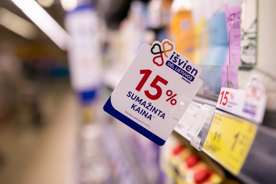 „Maxima“ su gamintojais nutarė: populiarūs lietuviški produktai kainuos pigiau
