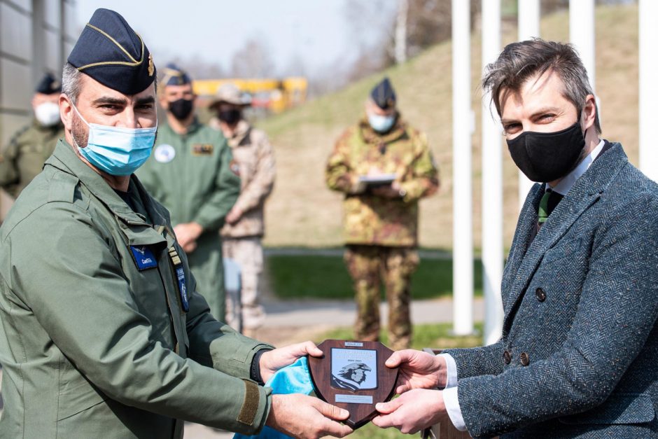 Šiauliuose oficialiai pasikeitė NATO oro policijos misiją atliekančių šalių pajėgos