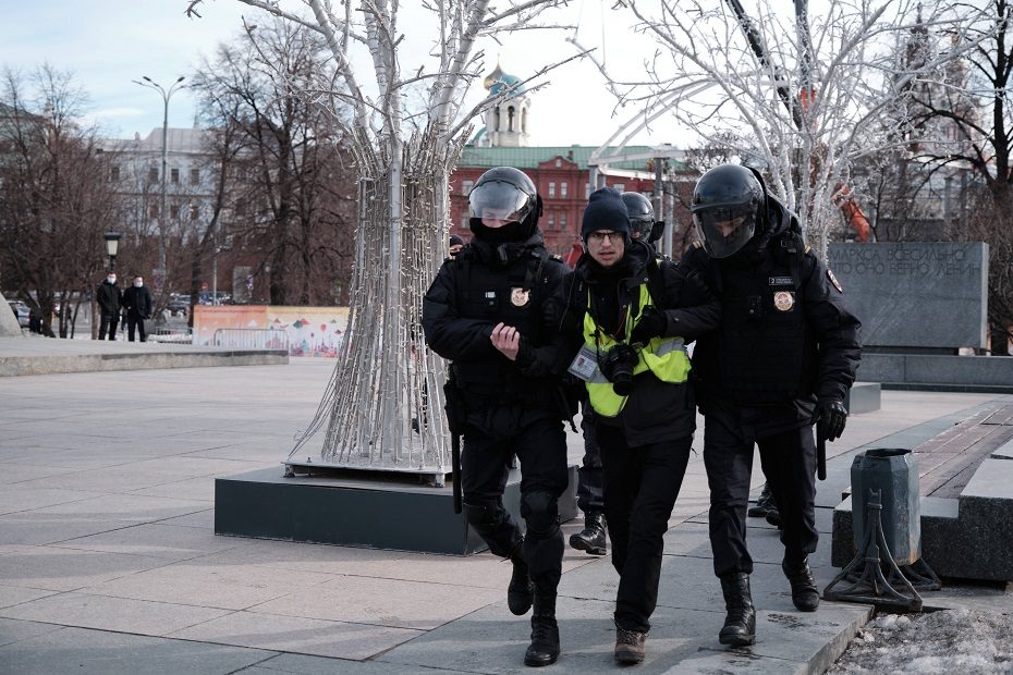 JT žmogaus teisių komisarė smerkia protestuotojų areštus Rusijoje
