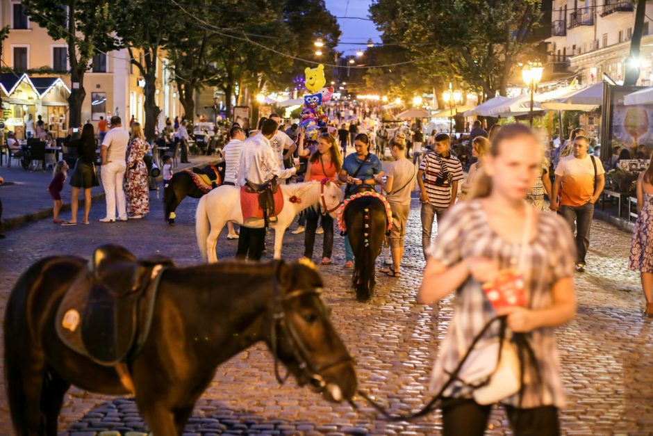 Odesa: ukrainiečių kurortas su rusų poilsiautojais