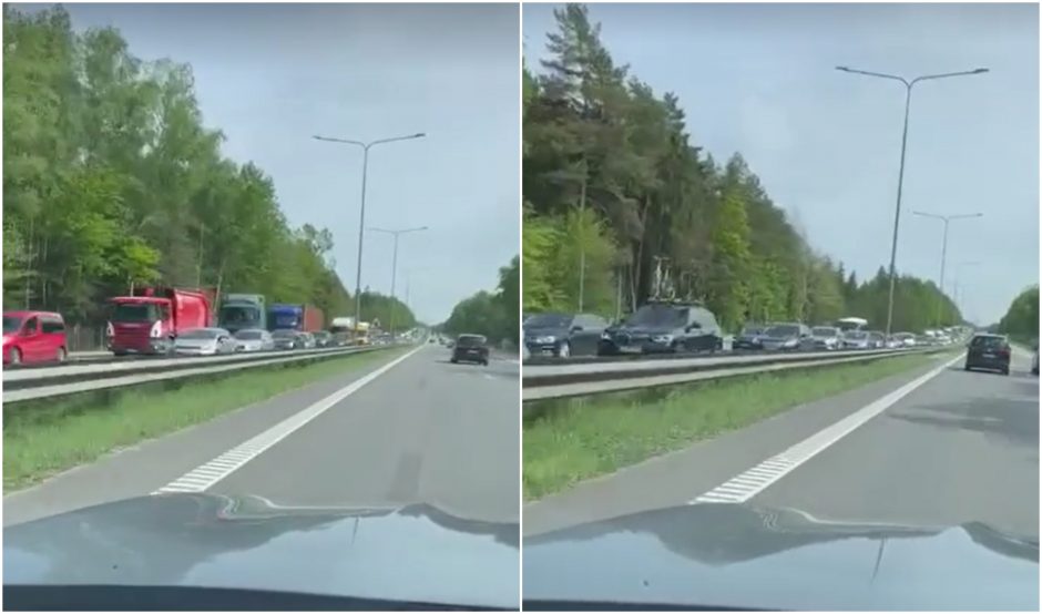 Penktadienį – spūstys autostradoje: visi keliai veda į Kauną