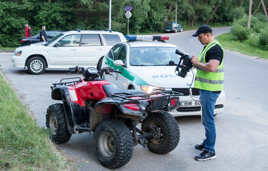 Kėdainių rajone rasti Estijoje pavogti keturračiai, įtariamasis – areštinėje