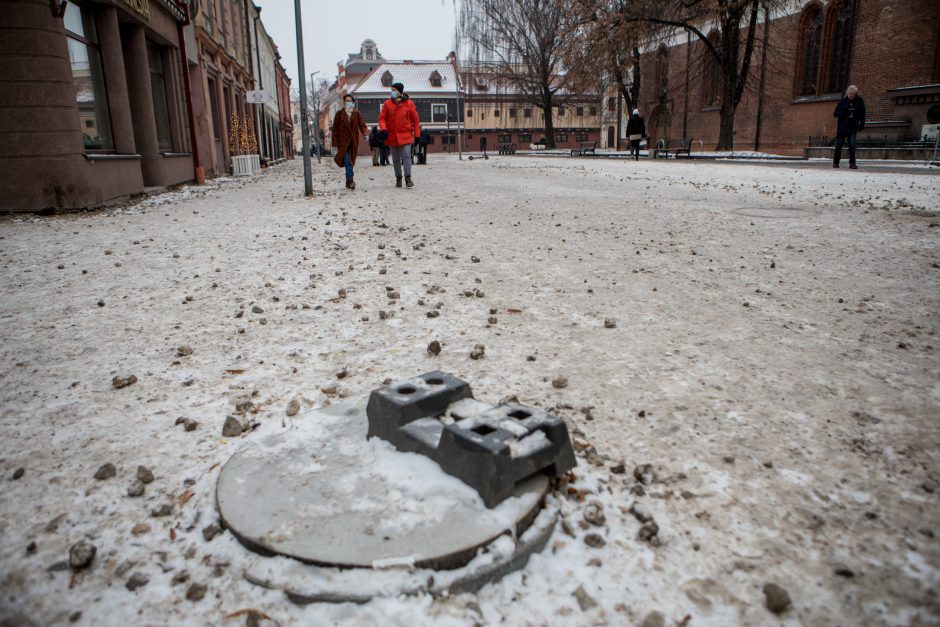 Vilniaus gatvės rekonstrukcija pasiekė pusiaukelę 