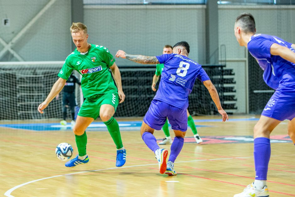 „Kauno Žalgiris“ – „Vikingai“ 8:0 | Futsalo A lyga