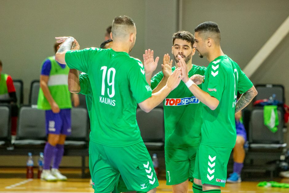 „Kauno Žalgiris“ – „Vikingai“ 8:0 | Futsalo A lyga