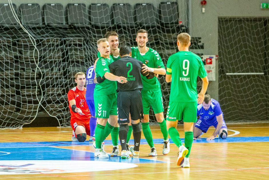 „Kauno Žalgiris“ – „Vikingai“ 8:0 | Futsalo A lyga
