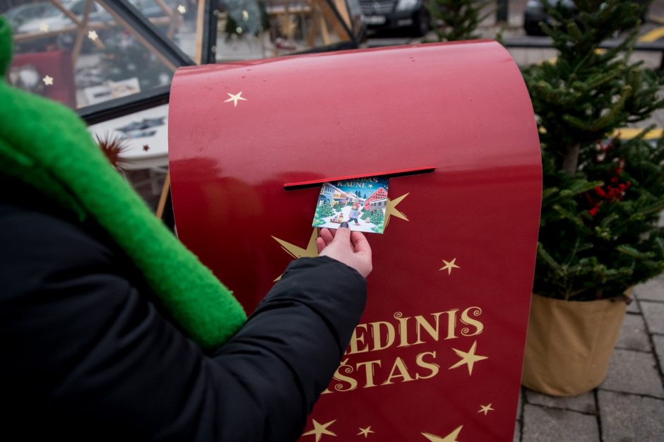 Nemokamas kalėdinis Kauno paštas: jūsų linkėjimai artimiesiems juos pasieks visoje Lietuvoje