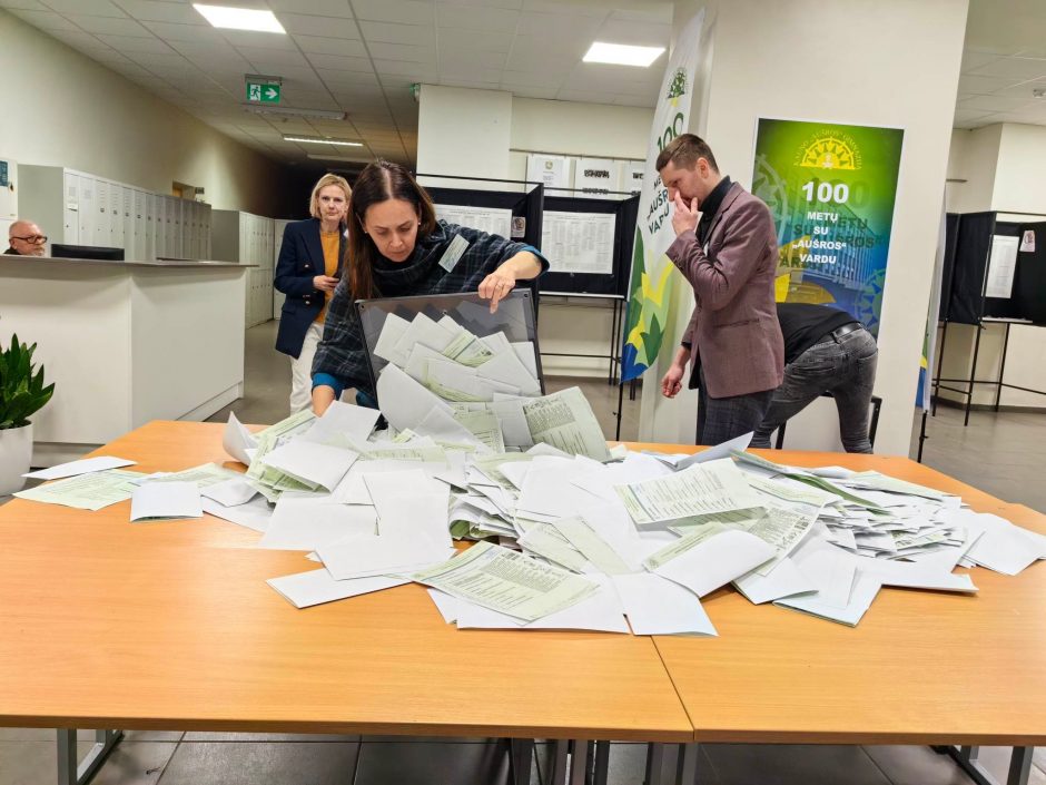 Tarpiniai rinkimų rezultatai: aiškėja lyderiai