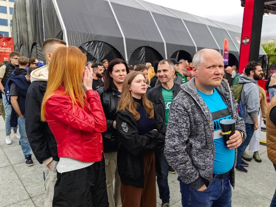 Nuotaikos Eurolygos fanų zonoje: užburia puiki atmosfera 