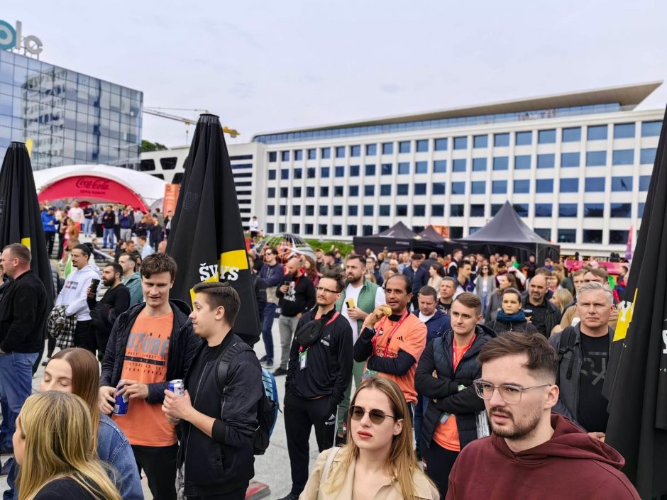 Nuotaikos Eurolygos fanų zonoje: užburia puiki atmosfera 