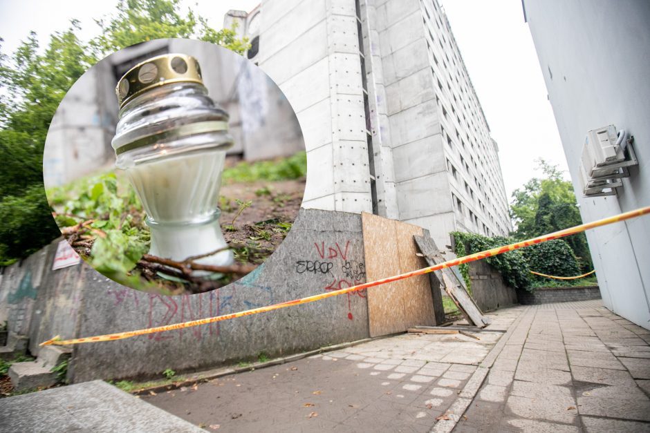 Siaubas Kauno centre: krisdamas nuo „Britanikos“ stogo jaunuolis sužalojo pareigūną, o pats užsimušė