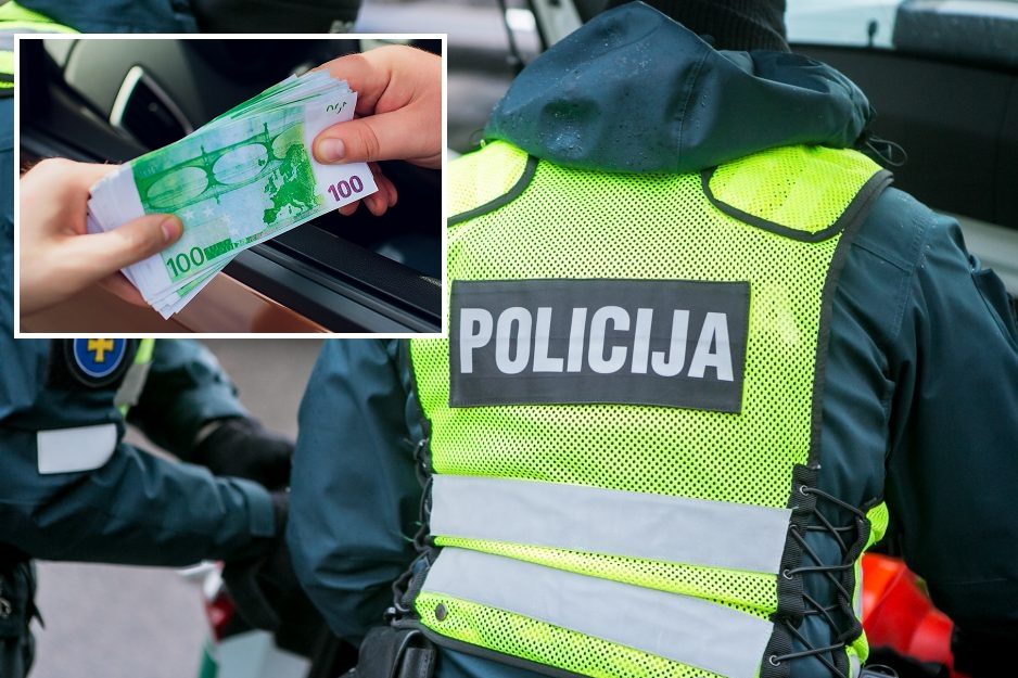 Policijos veteranas su mokiniu įkliuvo iškalbingomis aplinkybėmis