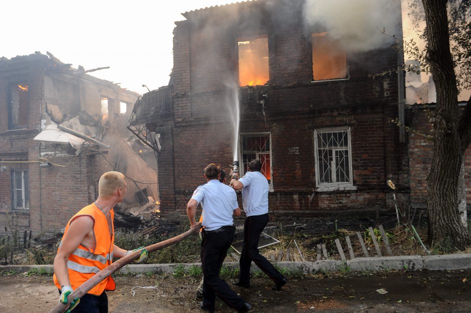 Milžiniškas gaisras Rusijoje lokalizuotas, nukentėjo dešimtys žmonių 