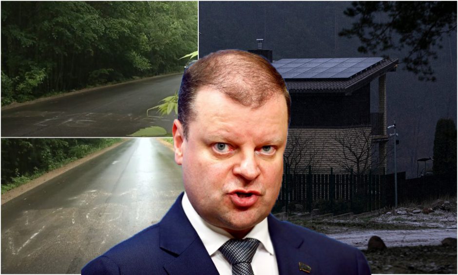 Prokuratūra ir S. Skvernelis skundžia išteisinamąjį nuosprendį dėl užrašų ant asfalto