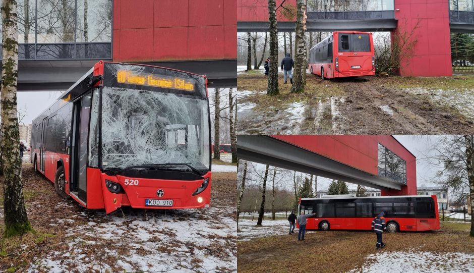 Per plauką nuo tragedijos: autobuso vairuotojas prarado sąmonę ties posūkiu, kur jo laukė keleiviai