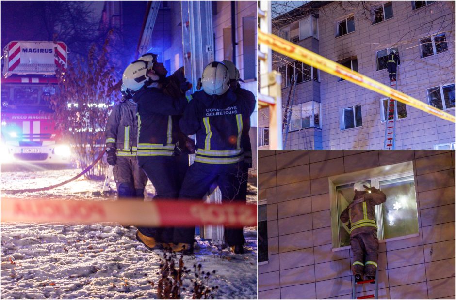 Prie „Molo“ liepsnojo butas: išgelbėta savininkė, evakuota dešimt žmonių 