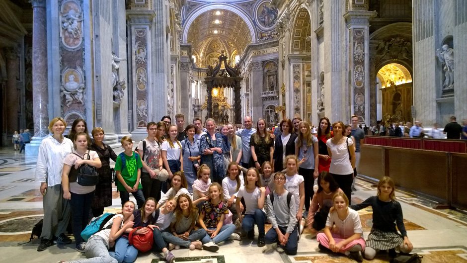 Popiežiaus vizito atgarsiai: Kauno choristams – išskirtinis Šventojo Tėvo dėmesys
