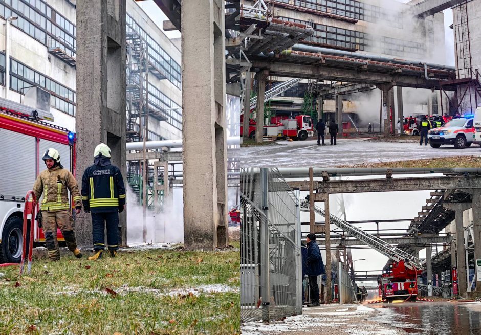 Tyrimas bendrovėje „Dirbtinis pluoštas“: gaisras reikšmingo neigiamo poveikio aplinkai neturėjo
