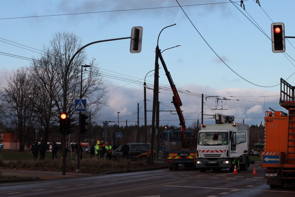 Neeilinė situacija S. Žukausko gatvėje: teko stabdyti eismą