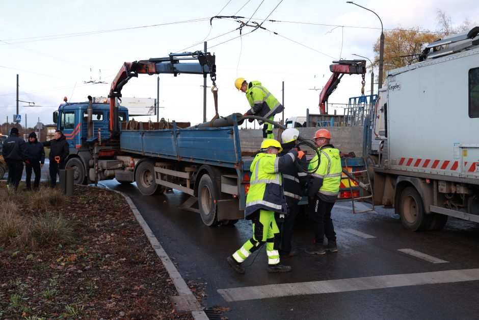 Neeilinė situacija S. Žukausko gatvėje: teko stabdyti eismą