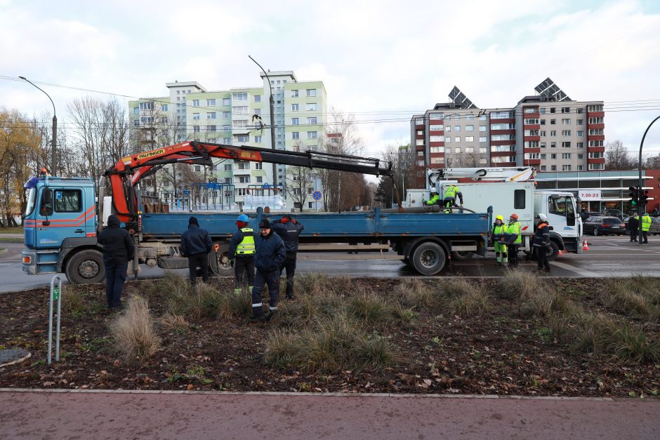 Neeilinė situacija S. Žukausko gatvėje: teko stabdyti eismą