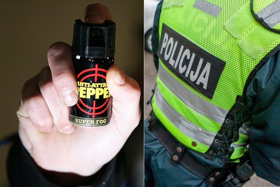 Pas senjorę užsukęs „policininkas“ ją apipurškė dujomis ir apvogė