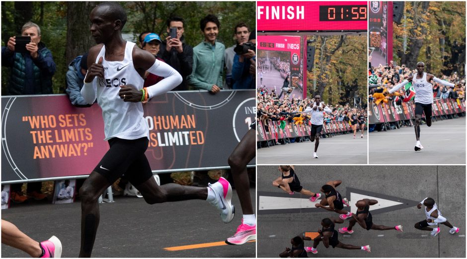 Naujos žmogaus galimybių ribos – bėgikas maratoną įveikė greičiau nei per 2 val.