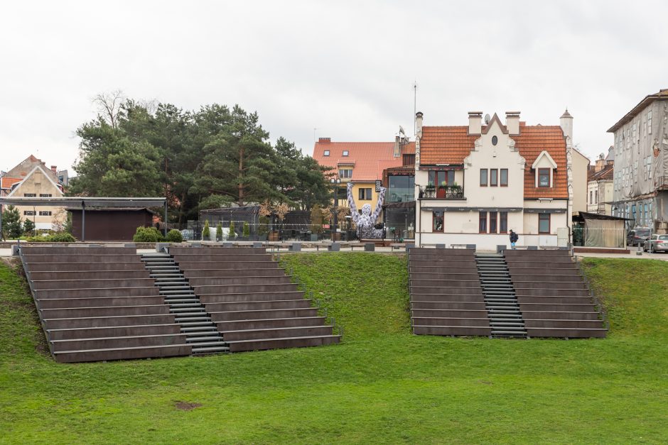 Kauno pilies papėdėje – amfiteatro plėtra