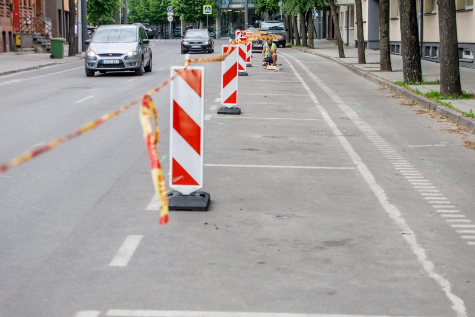 Kauno centre – mažiau parkavimo vietų: kas vyksta?