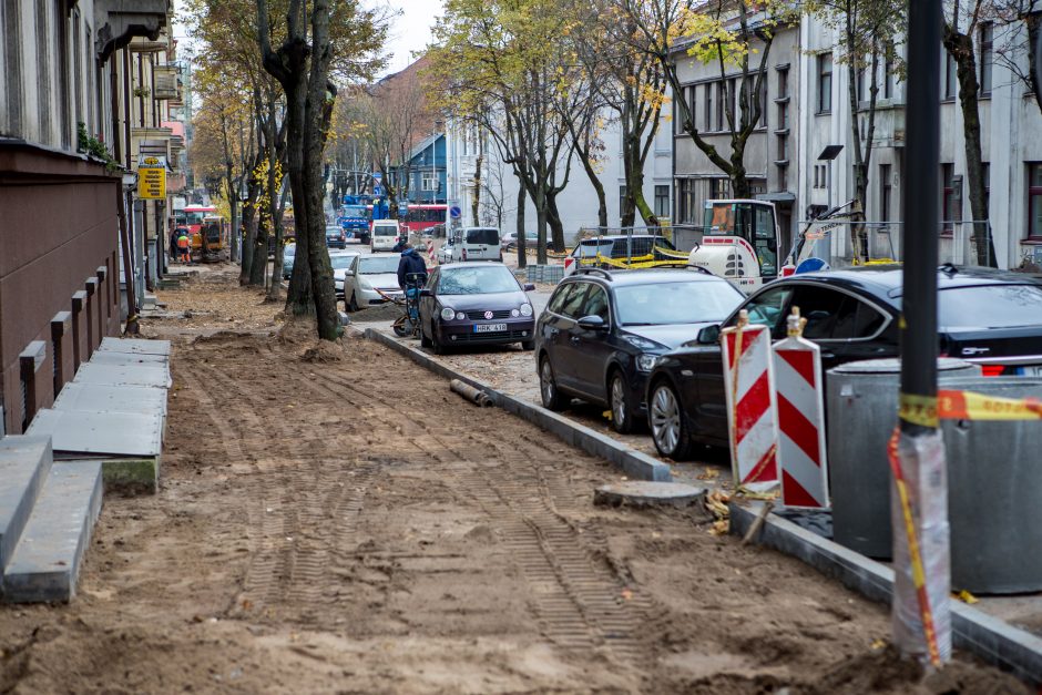 Centrinės gatvės išraustos: kada baigsis remontas?