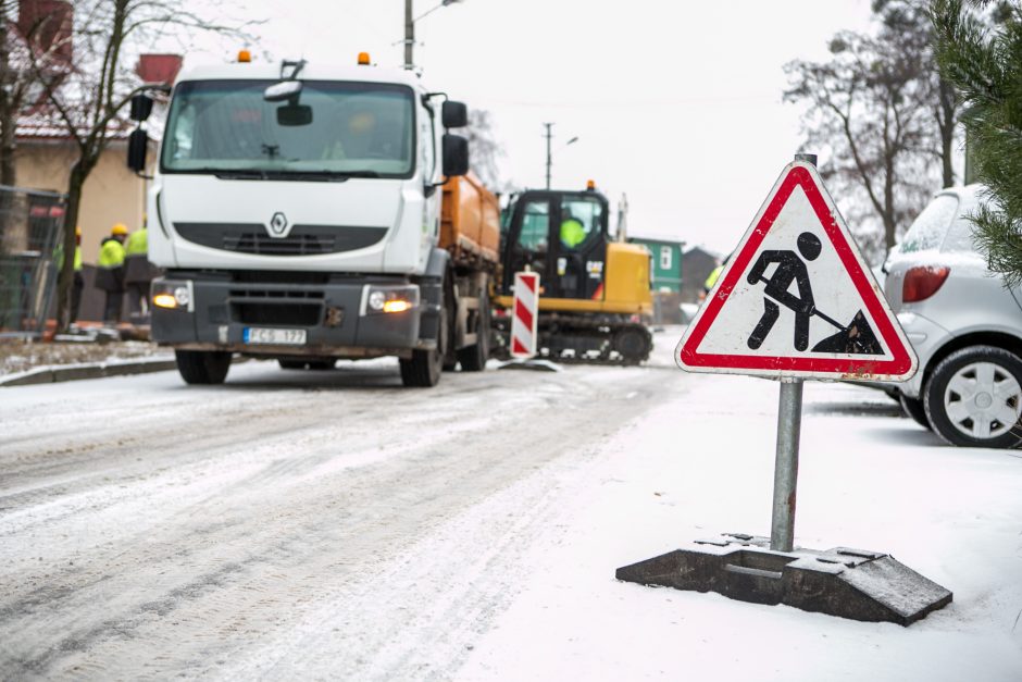 Žaliakalnyje gatves išasfaltavo, o paskui ir vėl išrausė