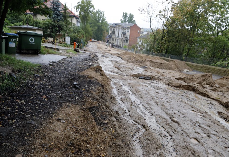 Kelionė namo rekonstruojama Žemaičių gatve – tik drąsiems