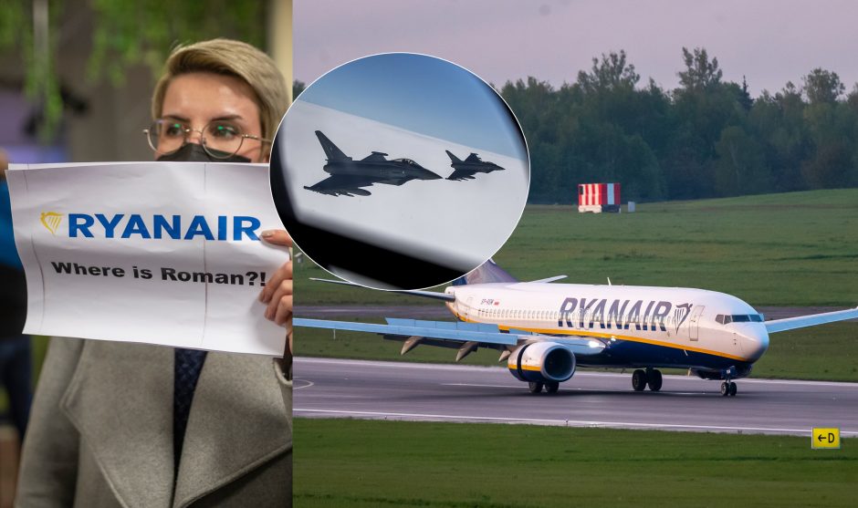 „Ryanair“ lėktuvo nusileidimas Minske: lemiamos įtakos turėjo naikintuvai?