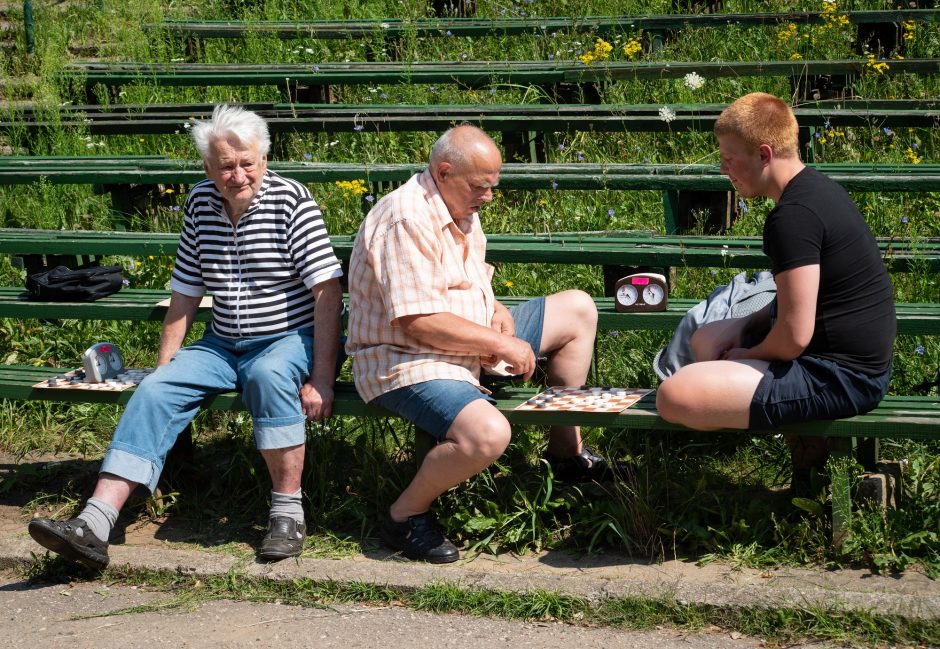 Dainų slėnyje vyko Kauno paprastųjų šaškių čempionatas