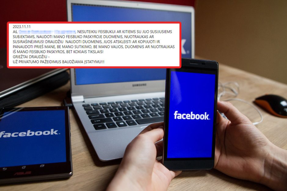 Atsako draudžiantį pranešimą feisbuke paskelbusiems vartotojams: tai ir lieka tik jūsų nuomonė