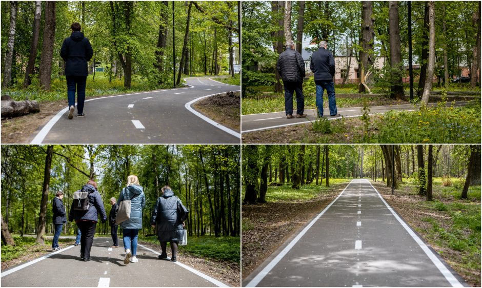 Dviračių takas Ąžuolyne: vieniems primena automagistralę, kitiems – pakilimo taką 