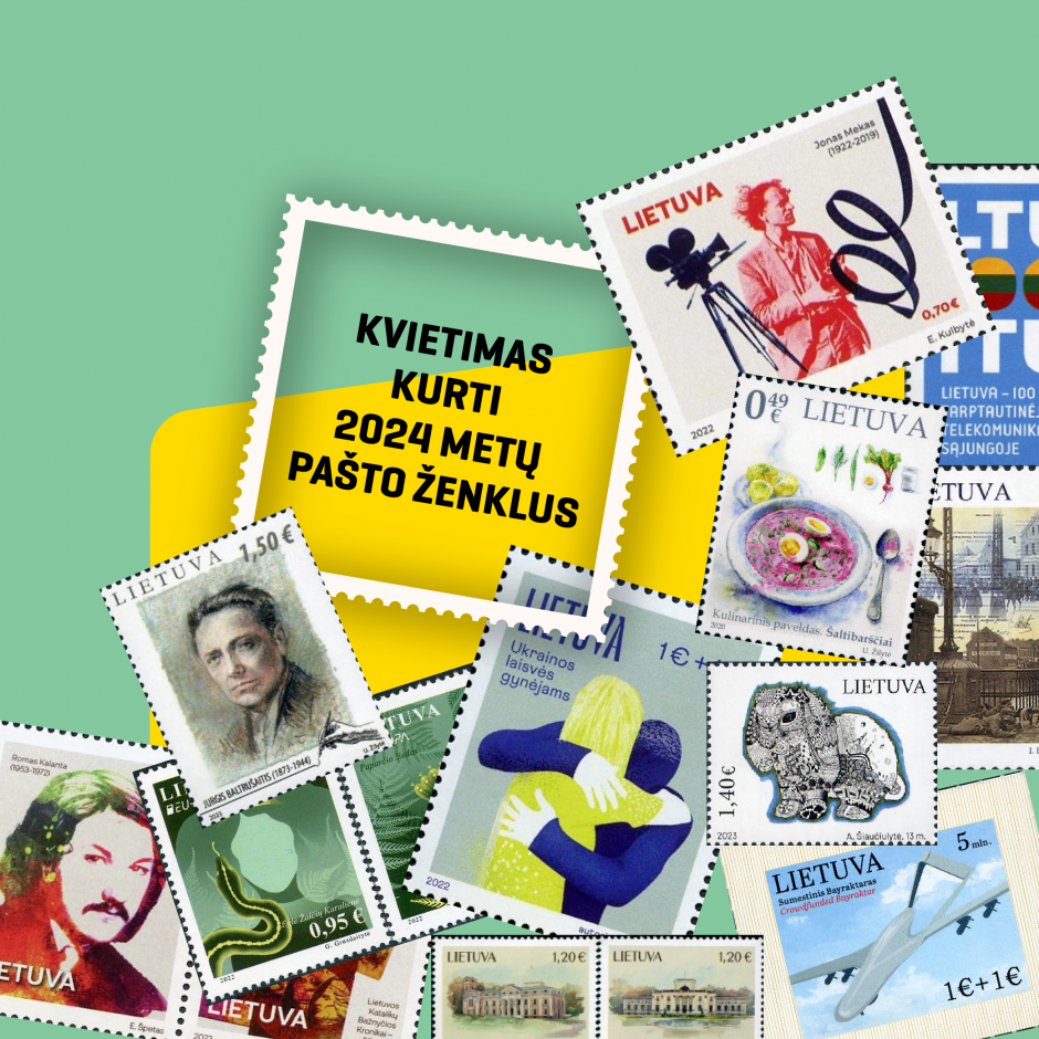 Lietuvos paštas kviečia sukurti aštuonis pašto ženklus