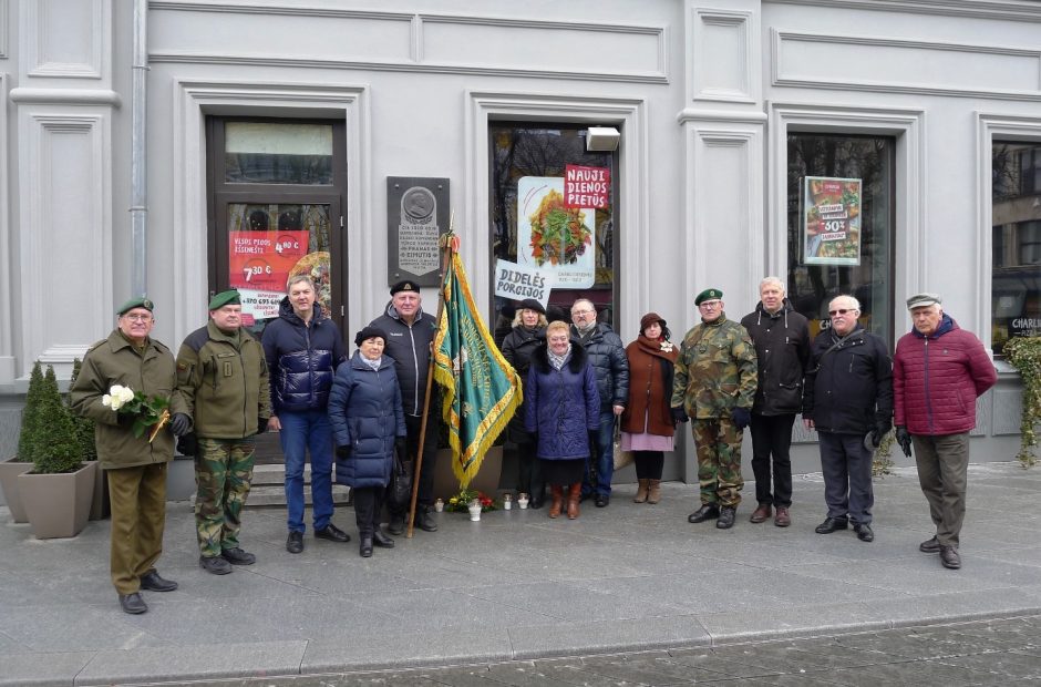 Kaune paminėtos kario-savanorio P. Eimučio 102-osios žūties metinės