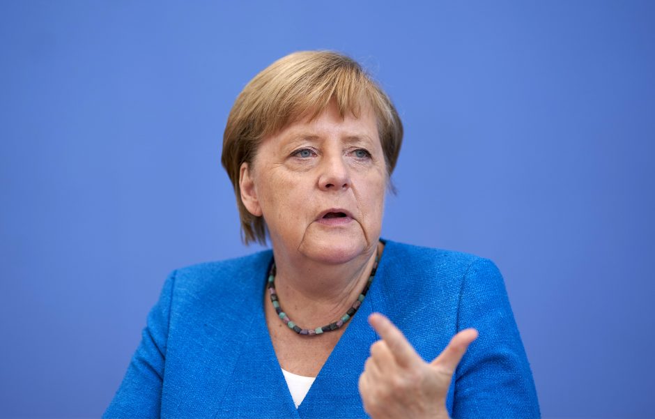 A. Merkel: Vokietija yra pasiryžusi užbaigti „Nord Stream 2“ dujotiekį