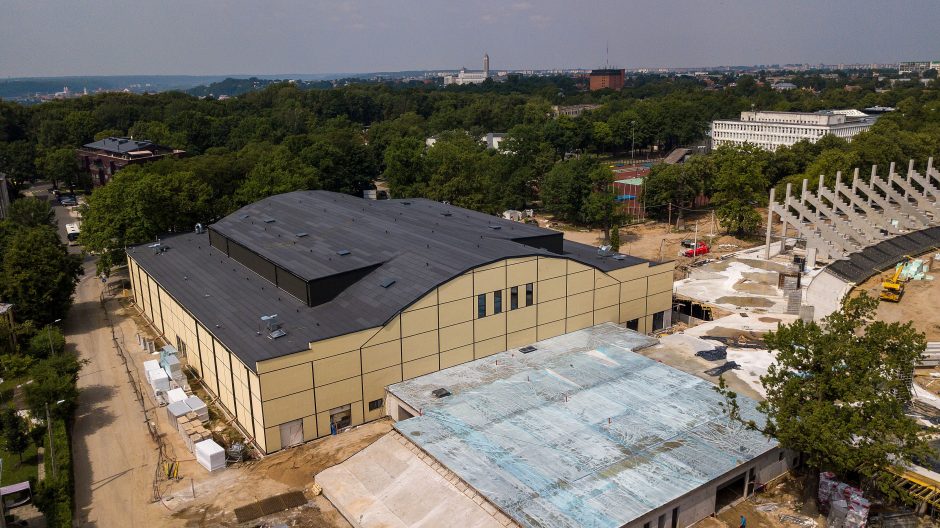 Kauno sporto halės rekonstrukcija artėja prie pabaigos