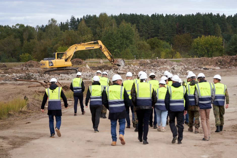 Rukloje pradėti logistinių pajėgumų užtikrinimo parko statybos darbai