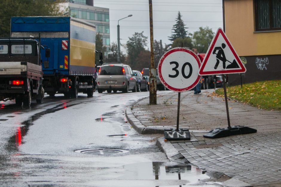 Vilijampolėje – eismo ribojimai: uždaroma Linkuvos gatvės dalis