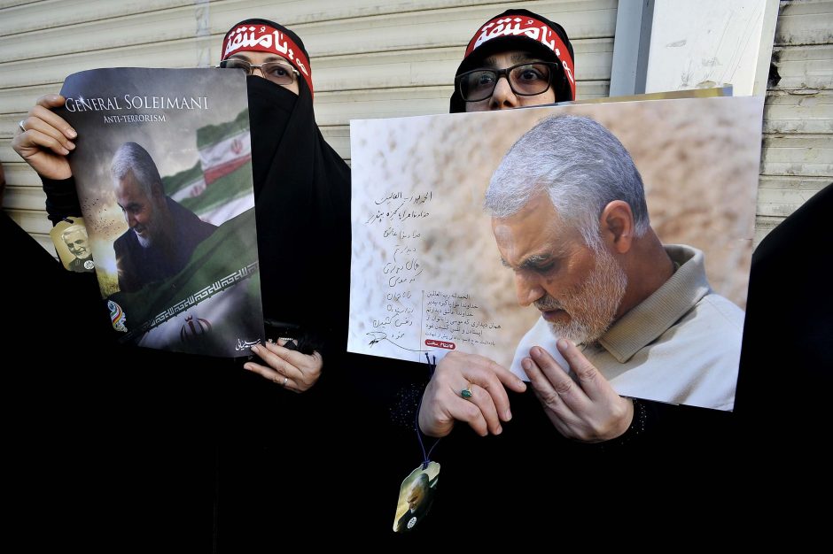 Per Q. Soleimani laidotuvių procesiją susidarius spūsčiai žuvo daugiau nei 50 žmonių