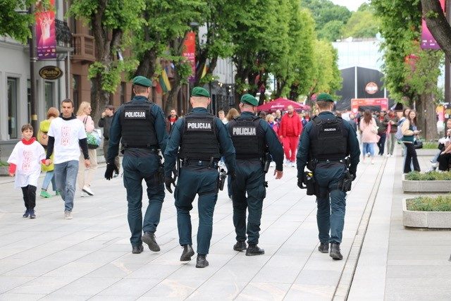 Kauno policijos vadas apie krepšiniu alsuojantį savaitgalį: didesnių incidentų nebuvo